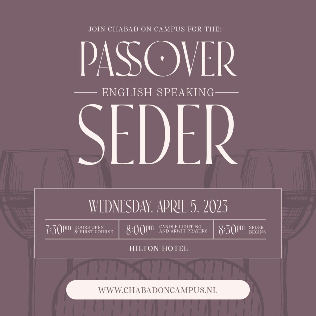 Pesach Seder Amsterdam